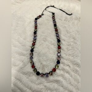 Elegant Multicolor Crystal Necklace